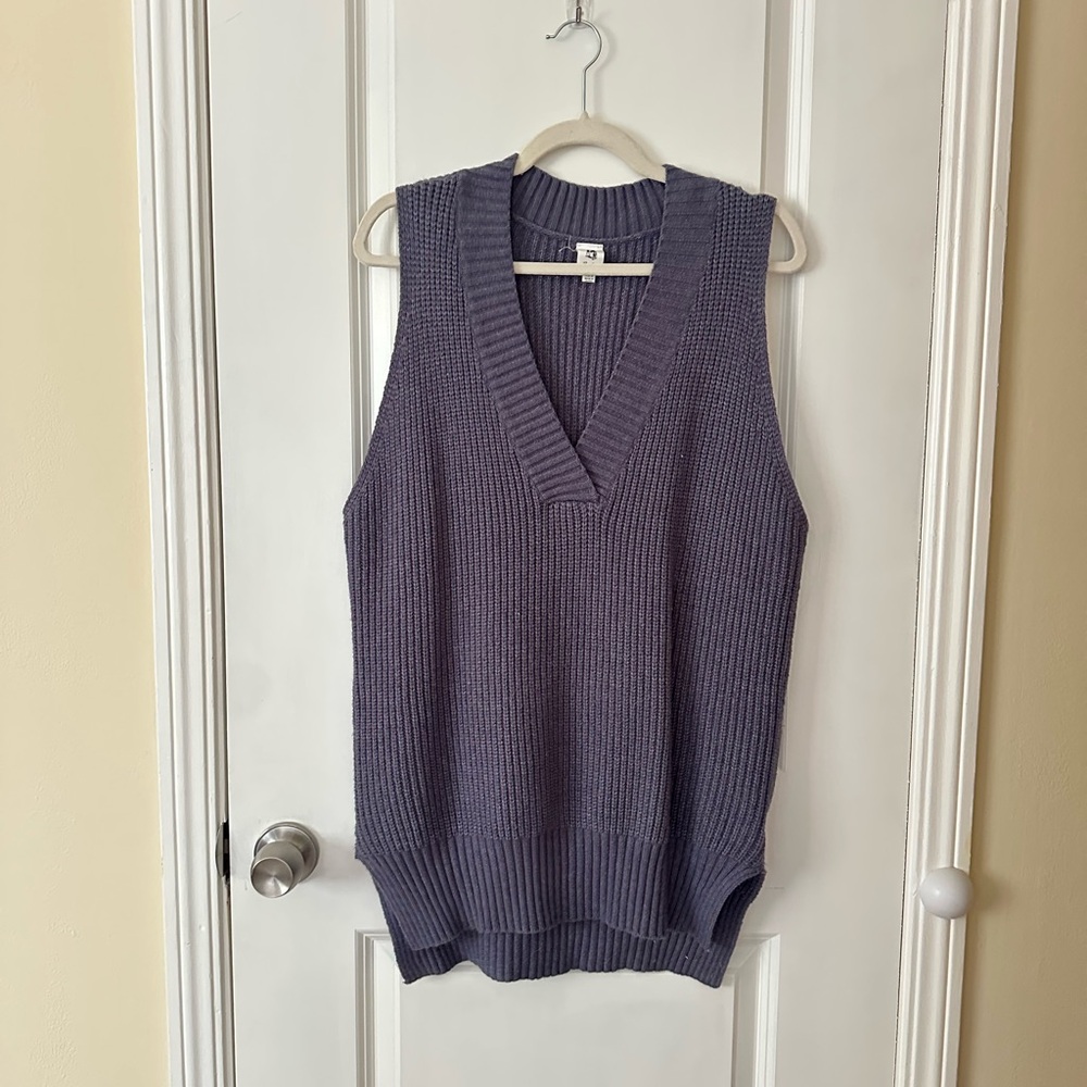 Women's Purple Sweater Vest